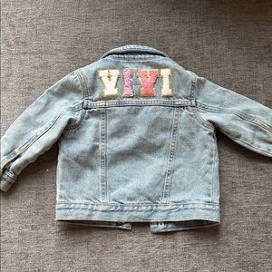Personalized jean jacket